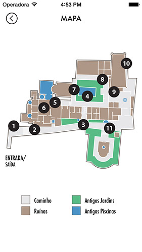 Map of the Ruins