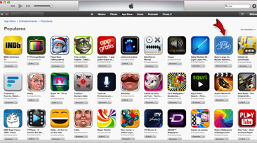 Screenshot in the App Store